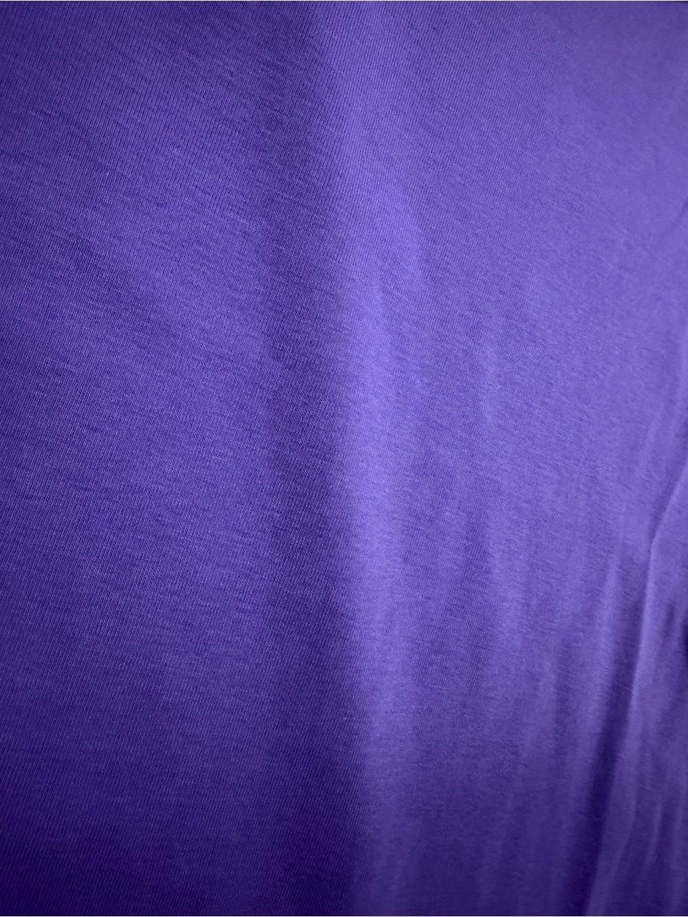Talbots Lavender Scoop Neck Short Sleeve Tee - Picture 3 of 3
